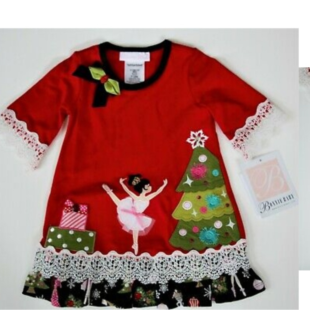 Bonnie Baby Christmas 2pc Nutcracker Ballerina Set